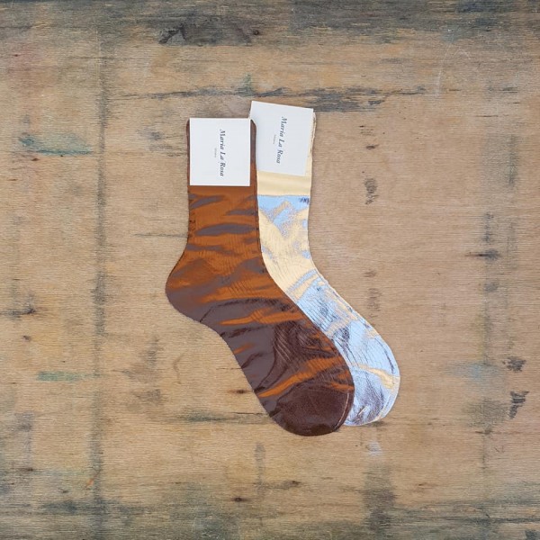 Maria La Rosa laminuotos šilko kojinės
